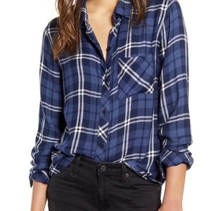 Rails Blue Hunter Plaid Shirt